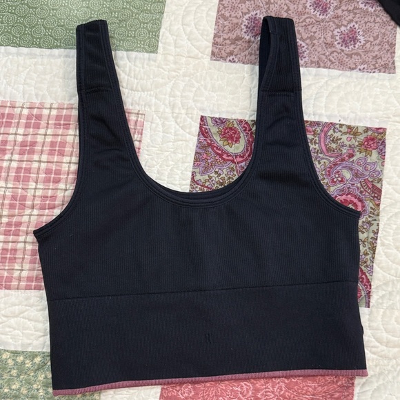 Outdoor Voices SeamlessRib Longline Bra - Picture 3 of 5